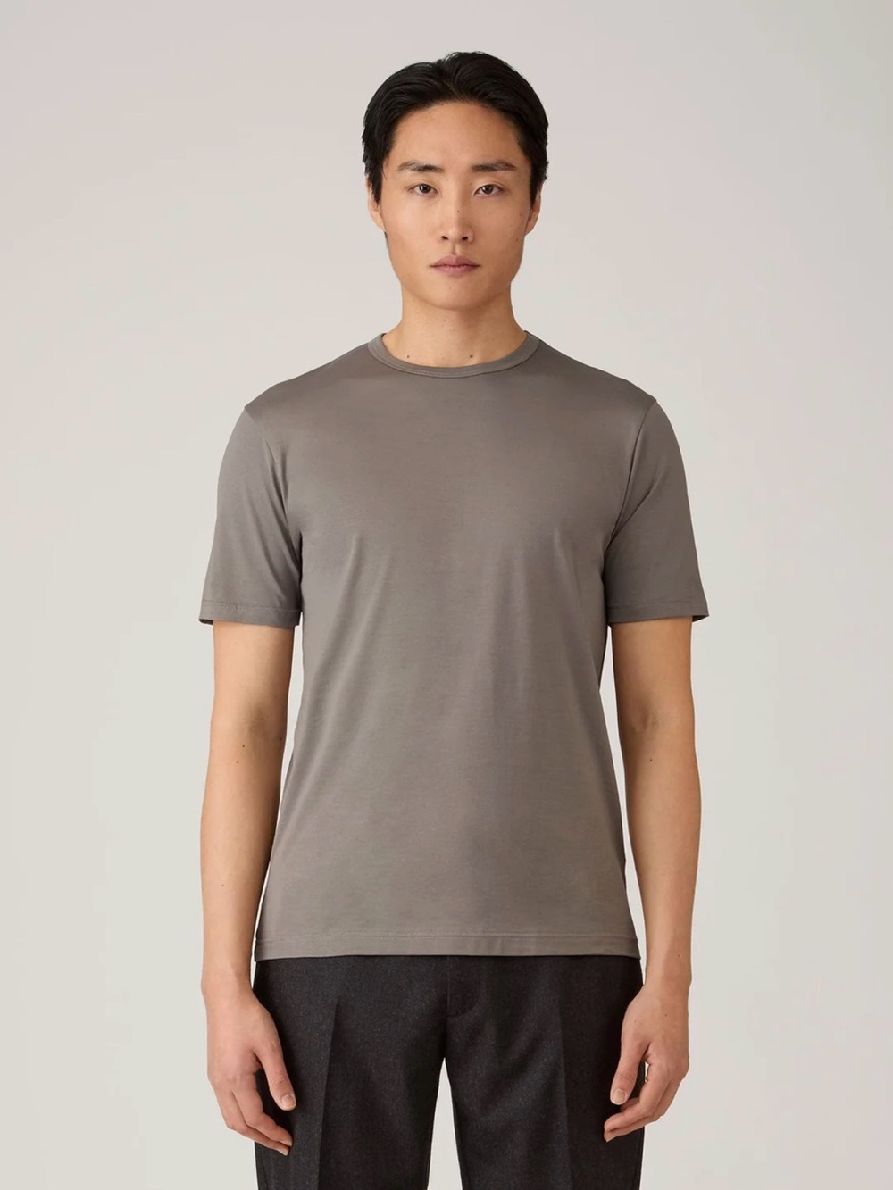 Sunspel Classic T-Shirt NWT Made in England 100% Cotton Taupe Brown M